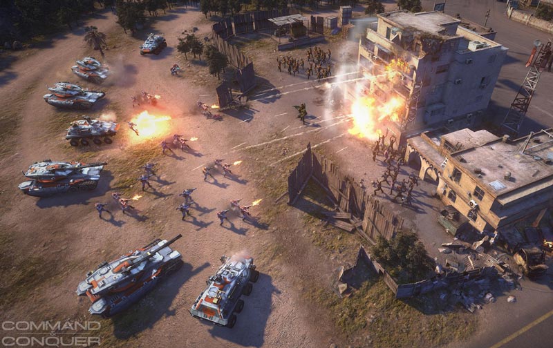 Command and Conquer cho phép người chơi khám phá thế giới tương lai với những vũ khí khoa học viễn tưởng