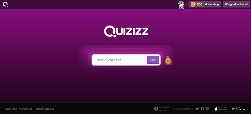 Quizizz là công cụ giảng dạy trực tuyến với nhiều ưu điểm nổi bật